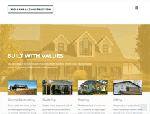 Tablet Screenshot of midkansasconstruction.com